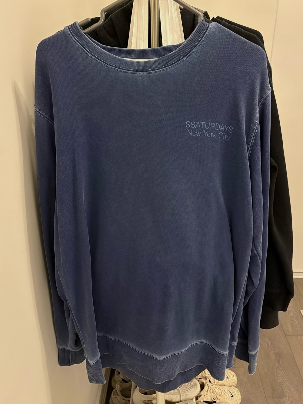 Saturdays New York City Dusky Navy Crewneck Sweatshirt